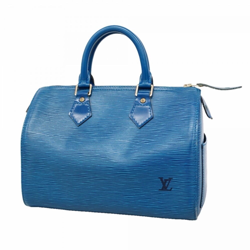 Louis Vuitton Epi Speedy Handbag Toledo Blue